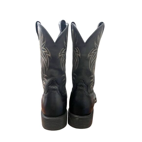 Ariat Black and Tan Cowboy Boots - Picture 8 of 10